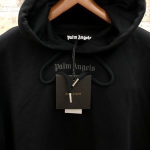Palm Angels Logo Over Hoodie